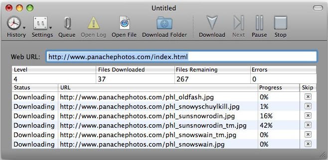 how to archive website for offline use mac os x
